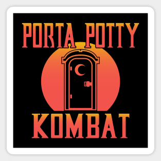 Porta Potty Kombat Magnet